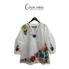 BLUSA MANGA ¾ DENI BLANCO TALLA 42