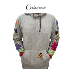 SUDADERA GRIS CERRADA TALLA MEDIANA