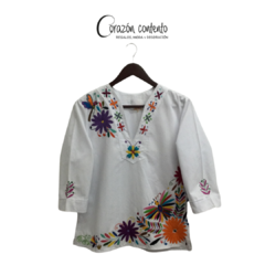 BLUSA MANGA ¾ DENI BLANCO TALLA 36