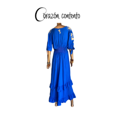 VESTIDO AZUL TALLA UNITALLA - comprar en línea