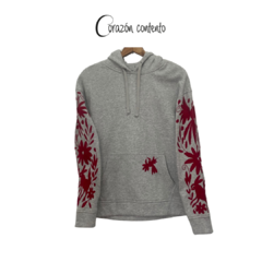 SUDADERA GRIS CERRADA TALLA GRANDE