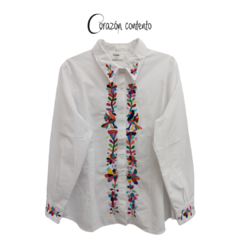 BLUSA MANGA LARGA BLANCA TALLA 42