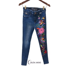 JEANS MEZCLILLA MEDIA TALLA 0