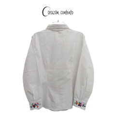 BLUSA MANGA LARGA BLANCA TALLA 42 - comprar en línea