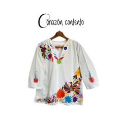 BLUSA MANGA 3/4 DENI BLANCO TALLA 40