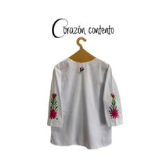 BLUSA MANGA ¾ DENI BLANCO TALLA 34 - comprar en línea