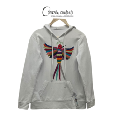 SUDADERA BLANCA CERRADA TALLA CHICA