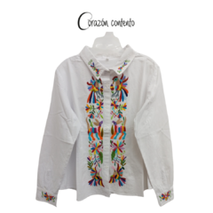 BLUSA MANGA LARGA BLANCA TALLA 36