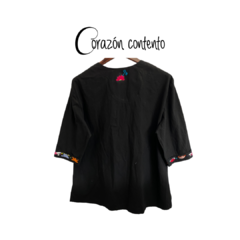 BLUSA MANGA ¾ THEBE NEGRA TALLA 42 - comprar en línea