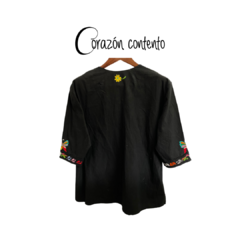 BLUSA MANGA ¾ THEBE NEGRA TALLA 42 - comprar en línea