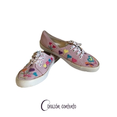 TENIS DE AGUJETA COLOR ROSA NUMERO 25 - buy online