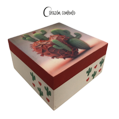 CAJA CORAZÓN Y NOPAL - comprar en línea