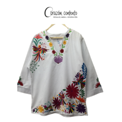 BLUSA MANGA ¾ DENI BLANCO TALLA 42