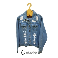 CHAMARRA MEZCLILLA CLARA TALLA GRANDE - comprar en línea