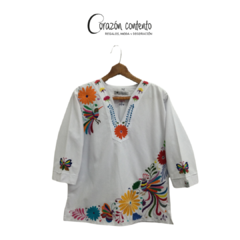 BLUSA MANGA ¾ DENI BLANCO TALLA 42