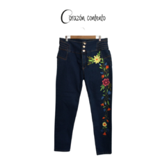 JEANS CURVY MEZCLILLA OSCURA TALLA 25