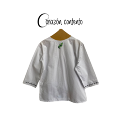 BLUSA MANGA ¾ DENI BLANCO TALLA 34 - comprar en línea