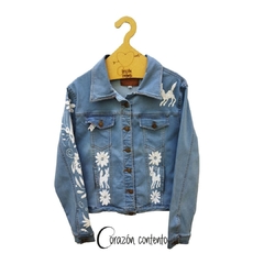 CHAMARRA MEZCLILLA CLARA TALLA MEDIANA - comprar en línea