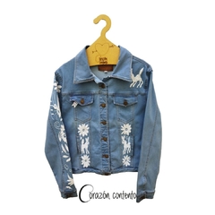 CHAMARRA MEZCLILLA CLARA TALLA GRANDE - comprar en línea