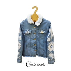 CHAMARRA MEZCLILLA CLARA TALLA CHICA - comprar en línea