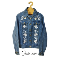 CHAMARRA MEZCLILLA CLARA TALLA CHICA - comprar en línea