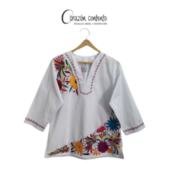 BLUSA MANGA ¾ DENI BLANCO TALLA 38