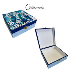 CAJA TENANGOS TONOS AZULES - comprar en línea