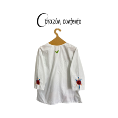 BLUSA MANGA ¾ DENI BLANCO TALLA 36 - comprar en línea