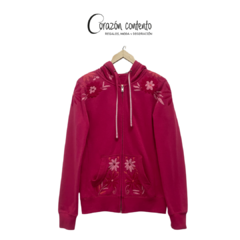 SUDADERA ROSA CERRADA TALLA CHICA