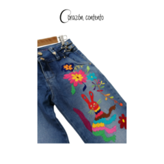 JEANS MEZCLILLA OSCURO TALLA 11 en internet