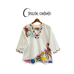 BLUSA MANGA 3/4 DENI BLANCO TALLA 42