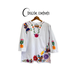 BLUSA MANGA 3/4 DENI BLANCO TALLA 40