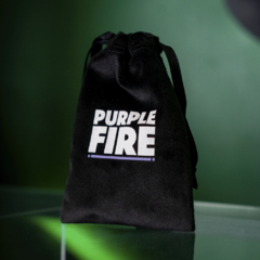 Saquinho de Veludo com Cordão - Purple Fire