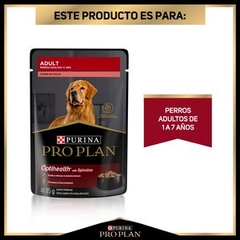 Pro Plan Alimento Húmedo para Perro Adulto Receta Carne en Salsa, 85 g - comprar en línea