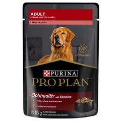 Pro Plan Alimento Húmedo para Perro Adulto Receta Carne en Salsa, 85 g