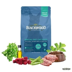 Blackwood Alimento para Gato Libre de Granos con Pato, Salmón y Chícharos