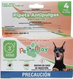 Pipeta Antipulgas y Garrapatas 21 a 40kg