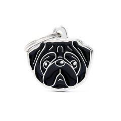 Placa identificativa para pug - comprar en línea