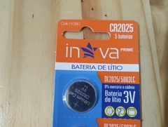 BATERIA DE LÍTIO CR2025 3V INOVA