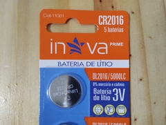 BATERIA DE LÍTIO CR2016 3V INOVA