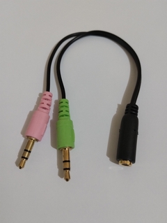 ADAPTADOR DE ÁUDIO P2 MACHO PARA P3 FÊMEA