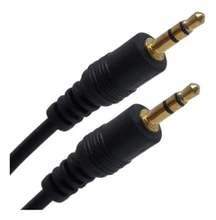 CABO DE AUDIO P2 1.5M PRETO - comprar online