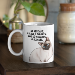 CANECA A CASA É DO GATO - comprar online