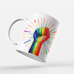 CANECA RESISTÊNCIA LGBT