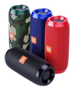 Parlante Portátil Bluetooth T&g 117 Microsd Usb - Fm, Bafle - comprar online