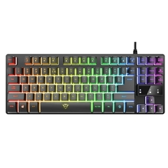 Teclado Gamer Trust Gxt 833 Thado Tenkeyless Retroiluminado 80% - comprar online