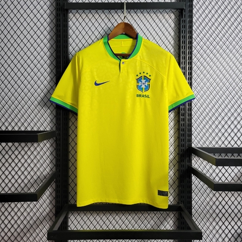 Camisa Do Brasil Anti-Racismo Vini Junior Blackout + BRINDE 2023/24