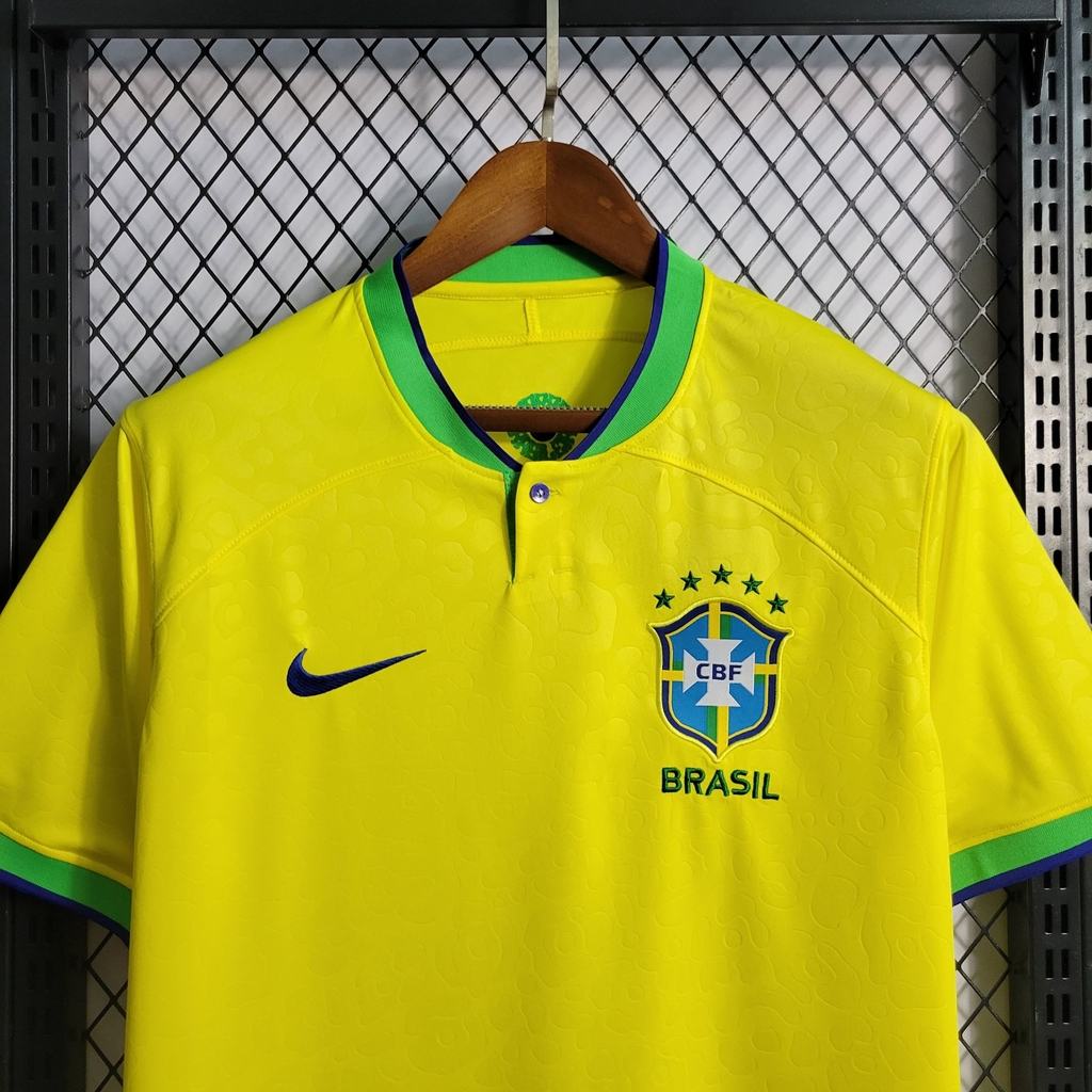 Camisa seleção brasileira original masculina amarelo cbf camiseta