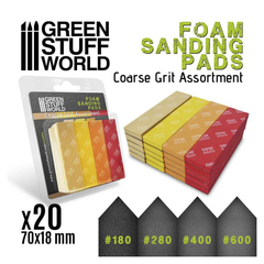 GreenStuff | Foam Sanding Pads Grano Grueso Foamy Abrasivo