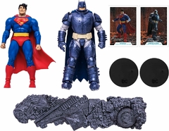 McFarlane Toys DC Multiverse Superman vs. Batman (The Dark Knight Returns) Figura de acción de 7 Pulgadas, Paquete múltiple